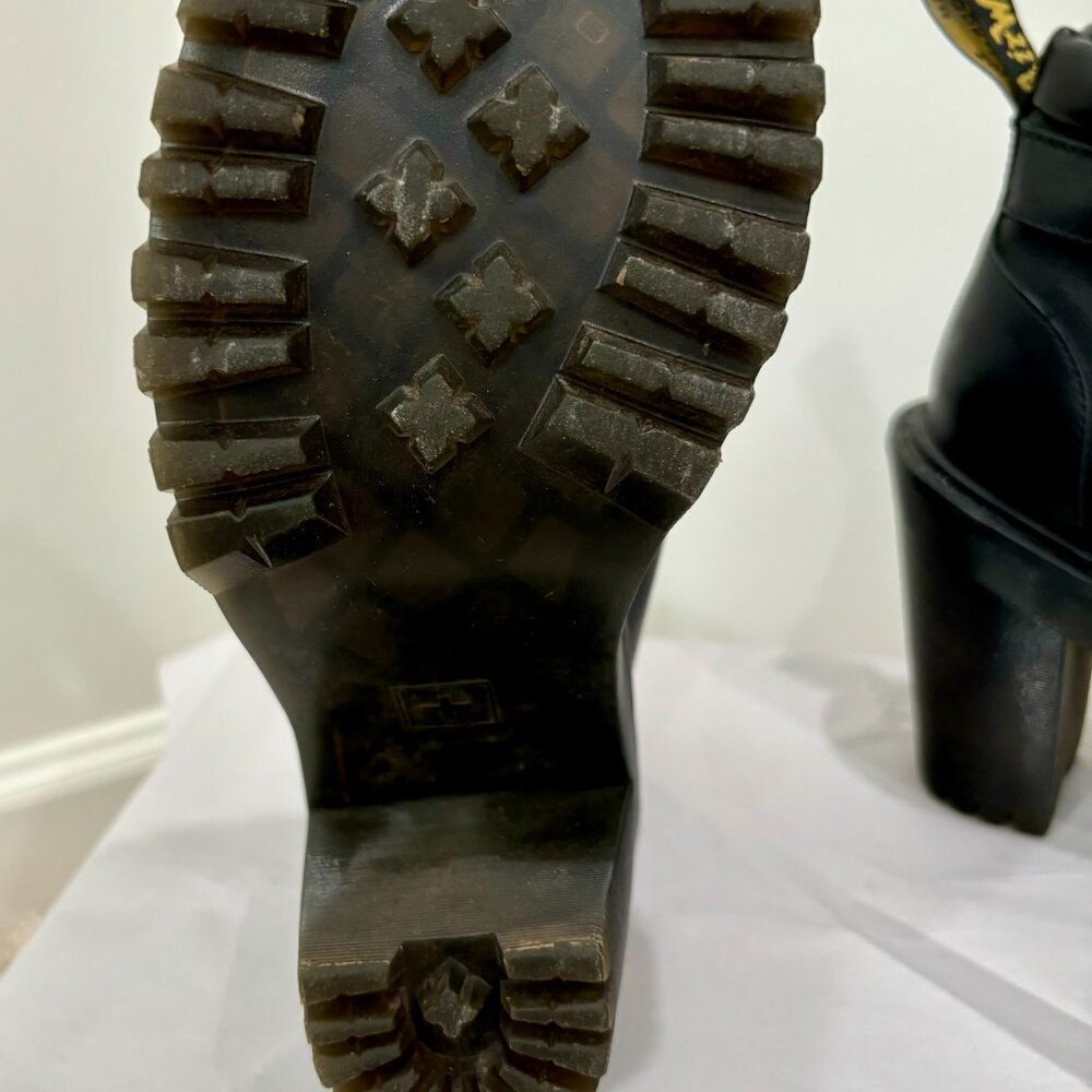 DR MARTENS JESY PLATFORM BLOCK HEEL BOOTS - Picture 8 of 8